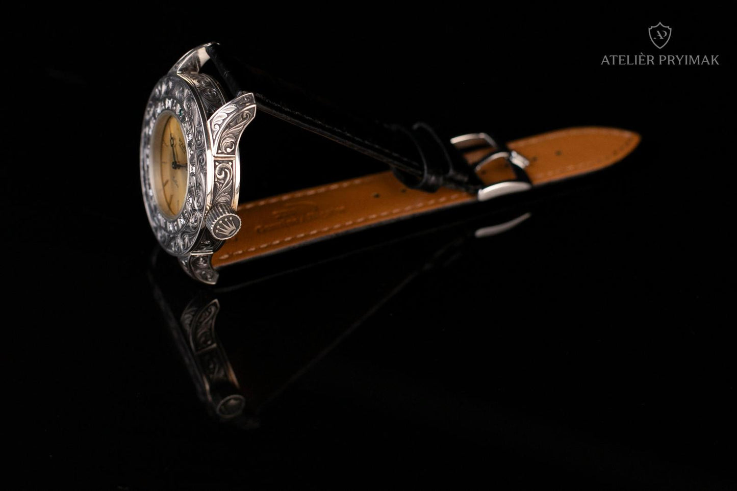 Jedinečné stříbrné hodinky ROLEX Cellini 1960