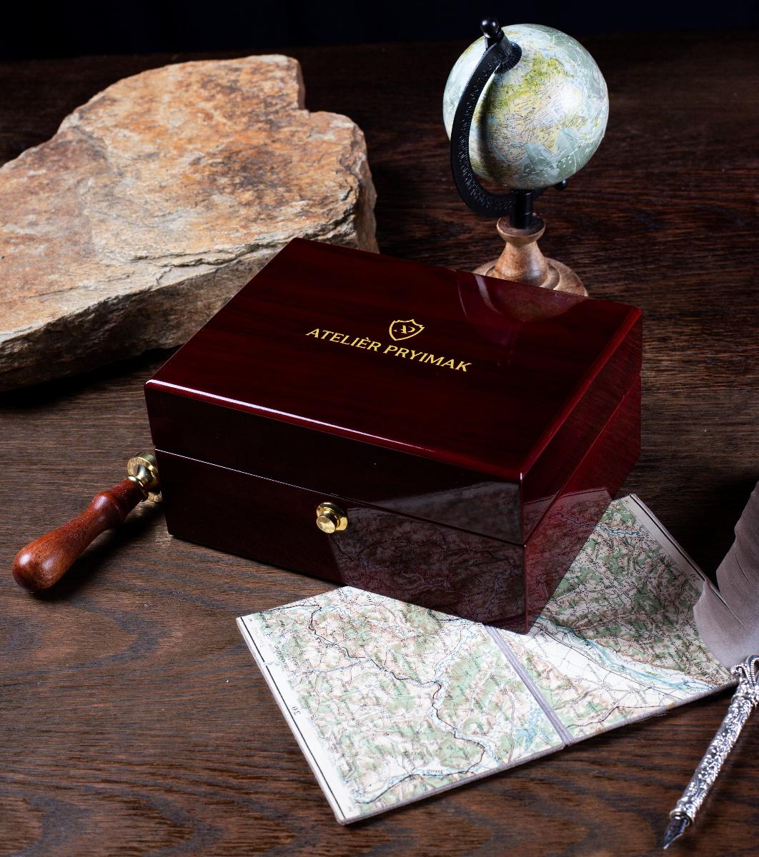 Skeletové Hodinky Ateliér Pryimak – ČESKÝ LEV / Stříbrná Edice