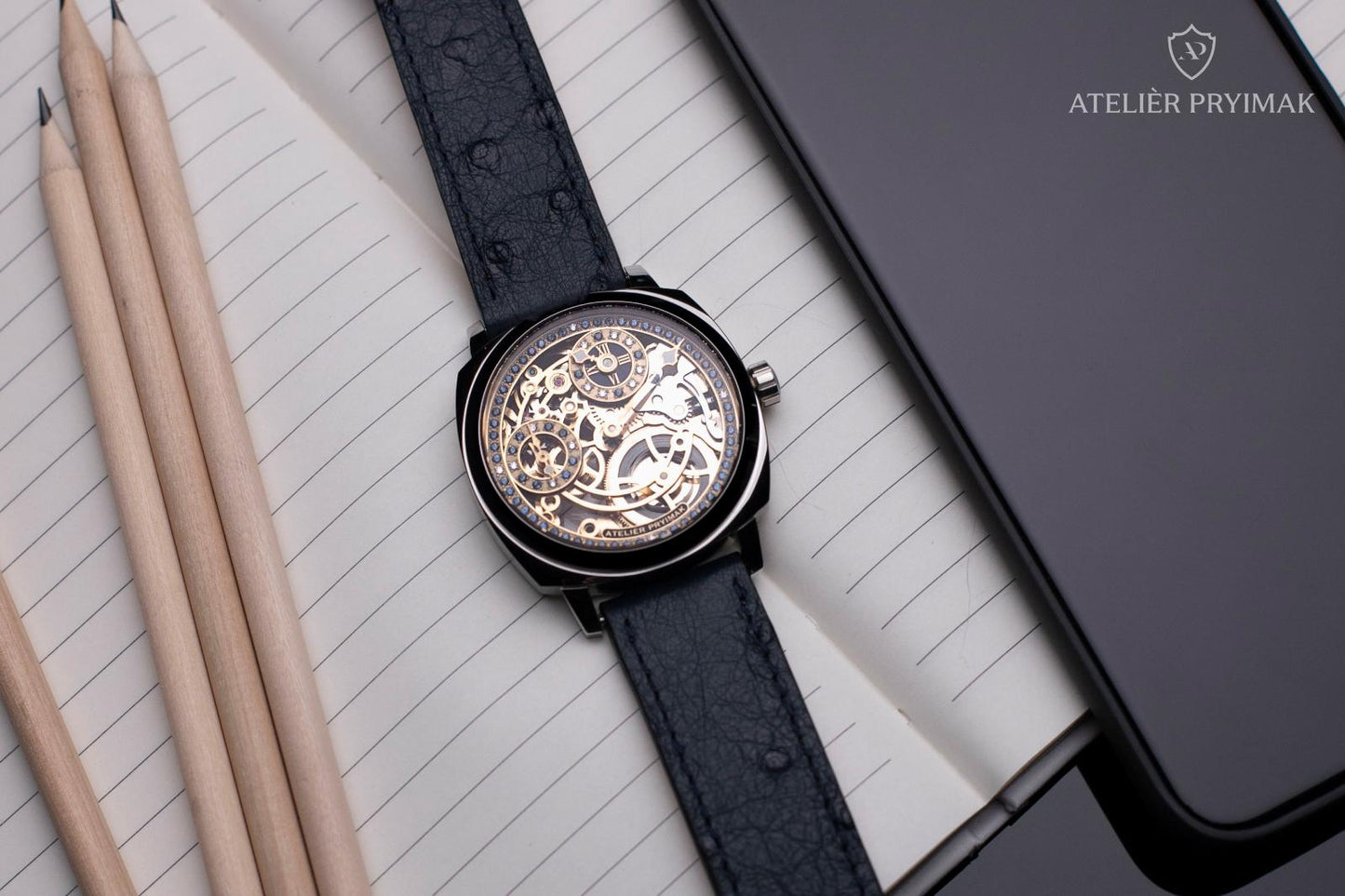 Skeletové Hodinky Ateliér Pryimak – Le Regulateur