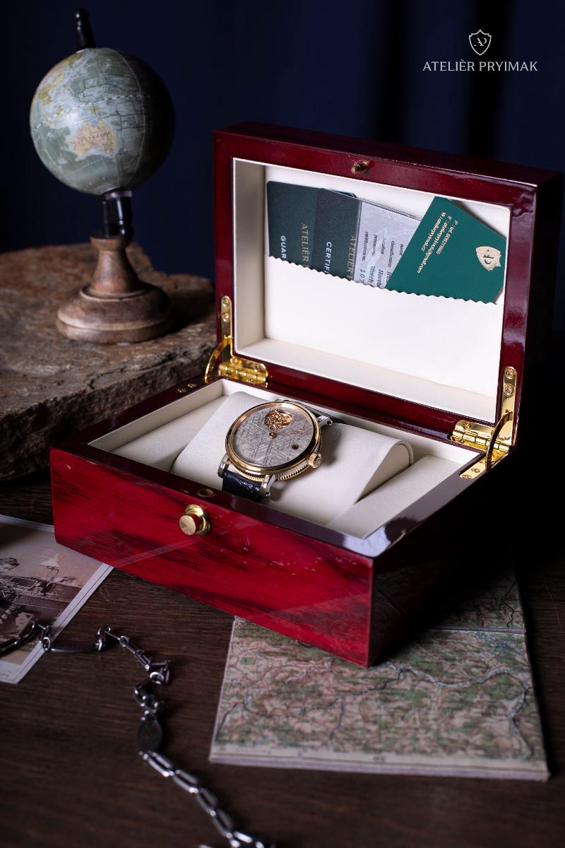 Skeletové Hodinky Ateliér Pryimak – Meteorite Limitovaná Edice