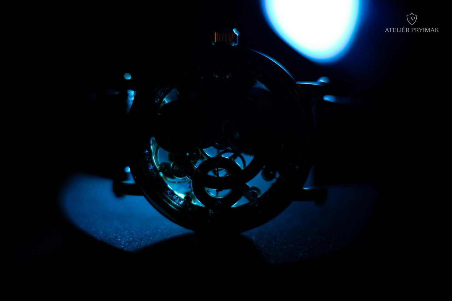 Skeletové Hodinky Ateliér Pryimak – Orloj 1410 / Zlatá Edice