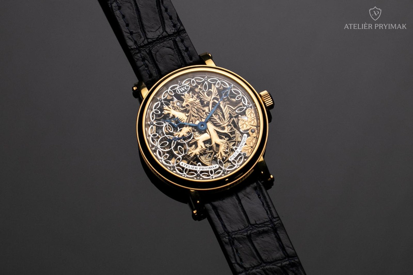 Starožitné Skeletové Hodinky IWC Schaffhausen "ČESKÝ LEV" 1922