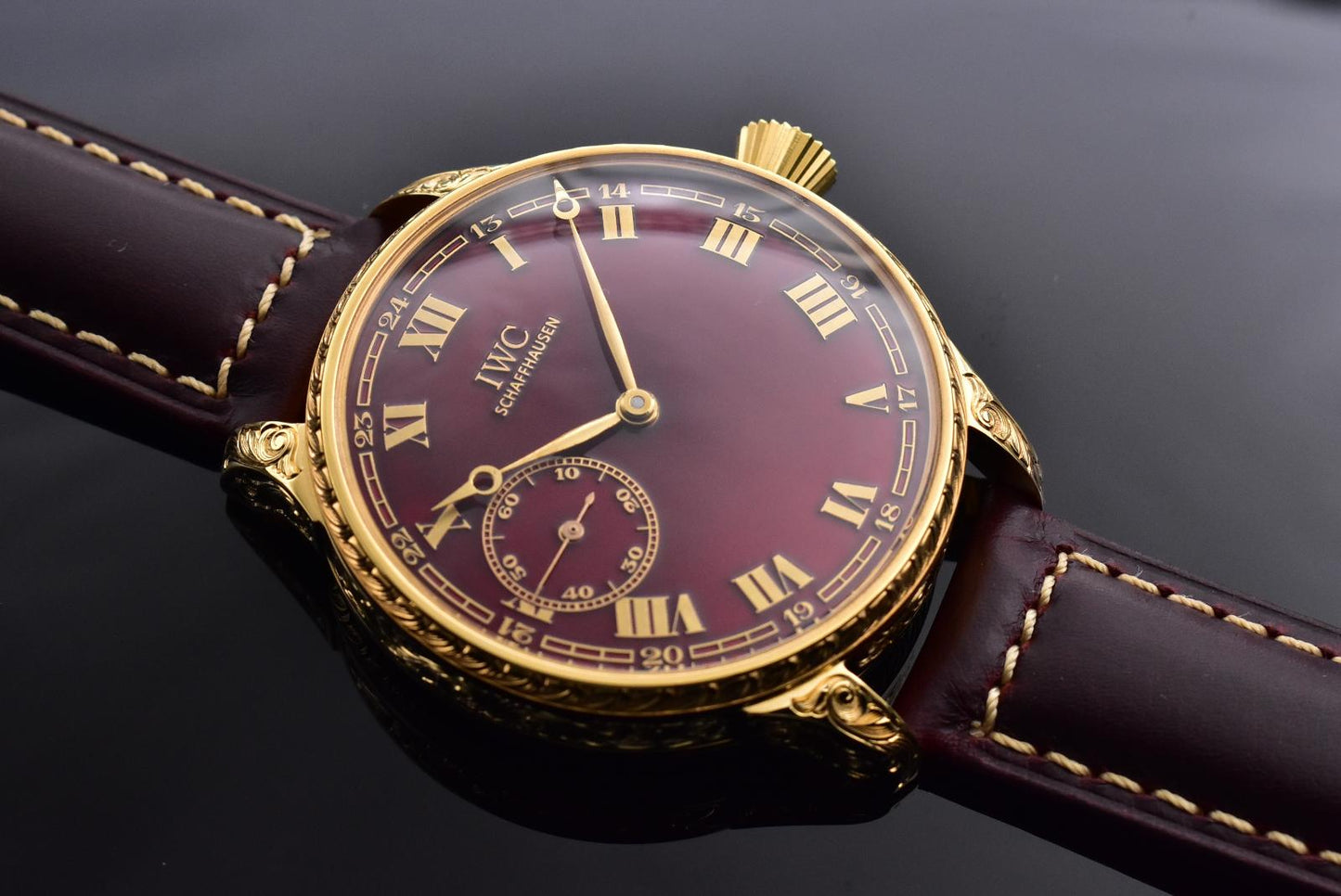 Exclusive skeleton watch IWC SCHAFFHAUSEN Old Town Astronomical Clock 1410 