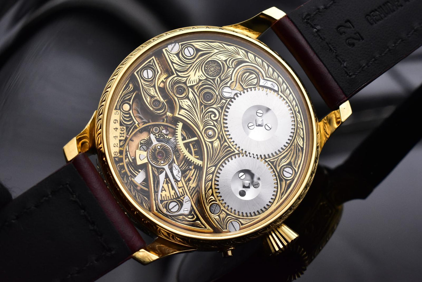Exclusive skeleton watch IWC SCHAFFHAUSEN Old Town Astronomical Clock 1410 