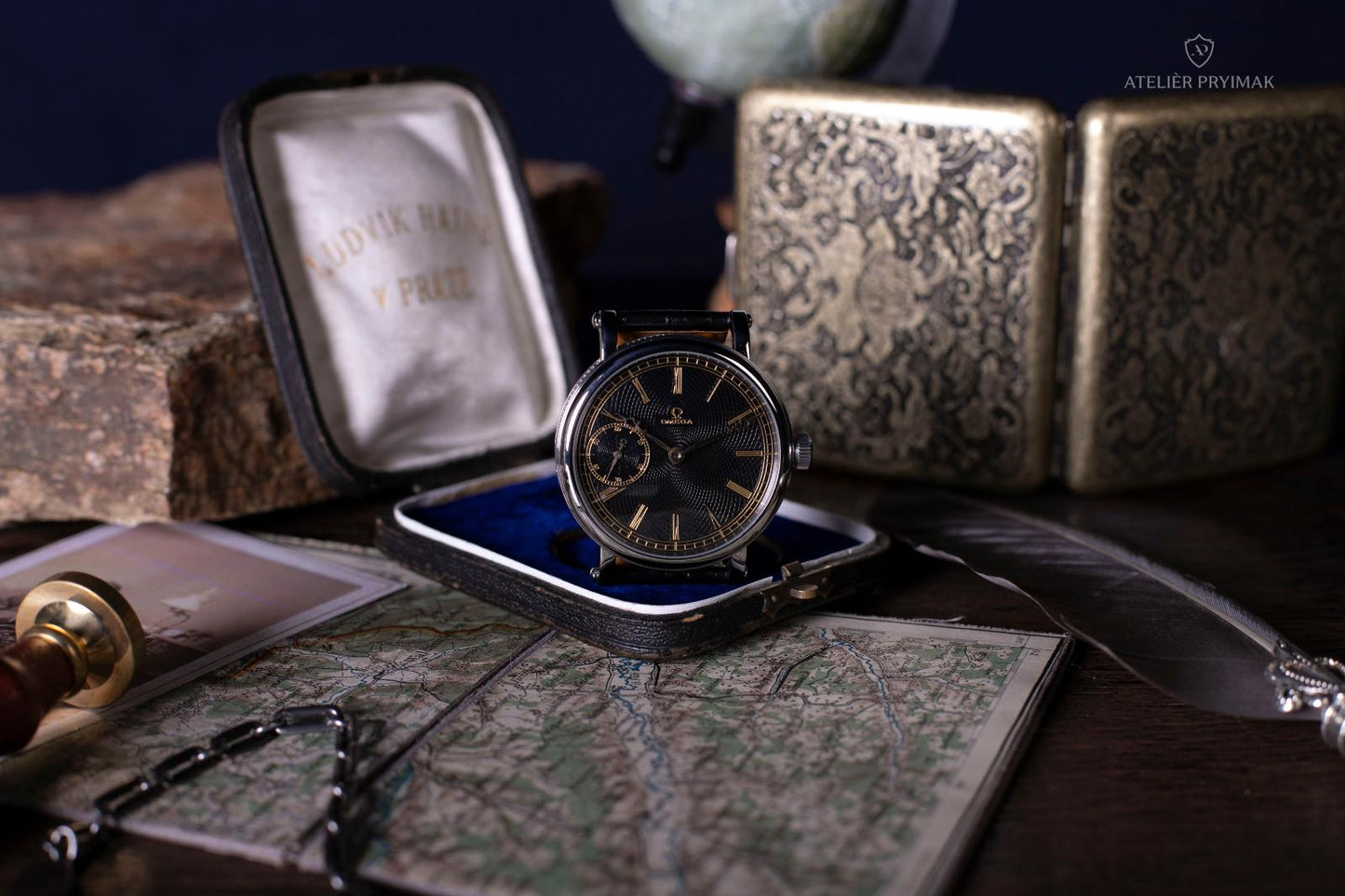 Starožitné švýcarské hodinky OMEGA 1938