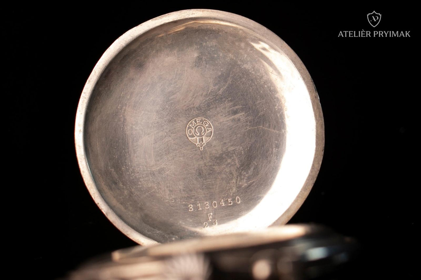 Starožitné švýcarské stříbrné hodinky OMEGA 1903