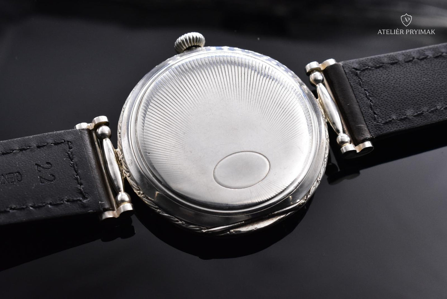 Starožitné švýcarské stříbrné hodinky OMEGA 1922