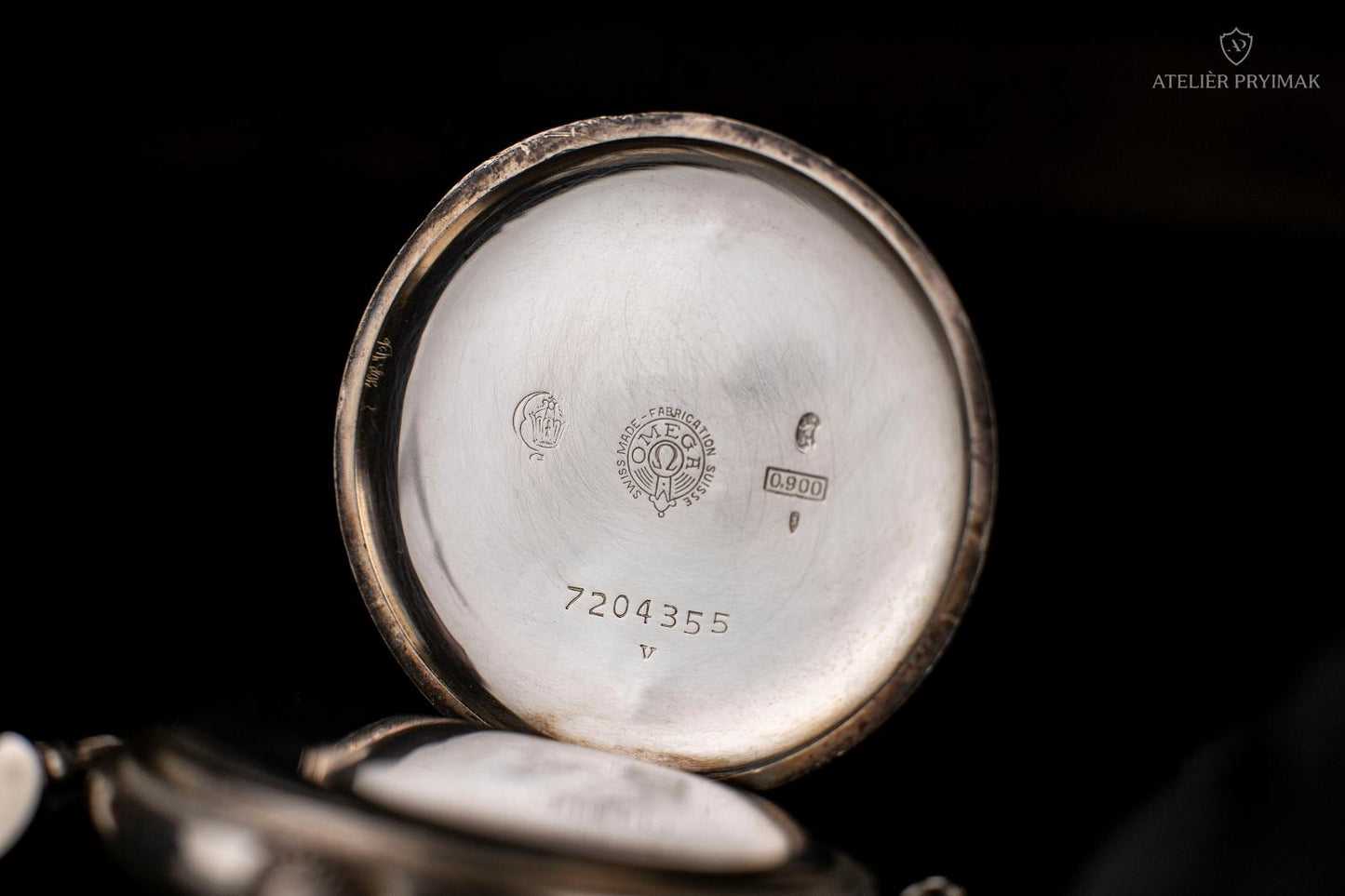 Starožitné švýcarské stříbrné hodinky OMEGA 1924