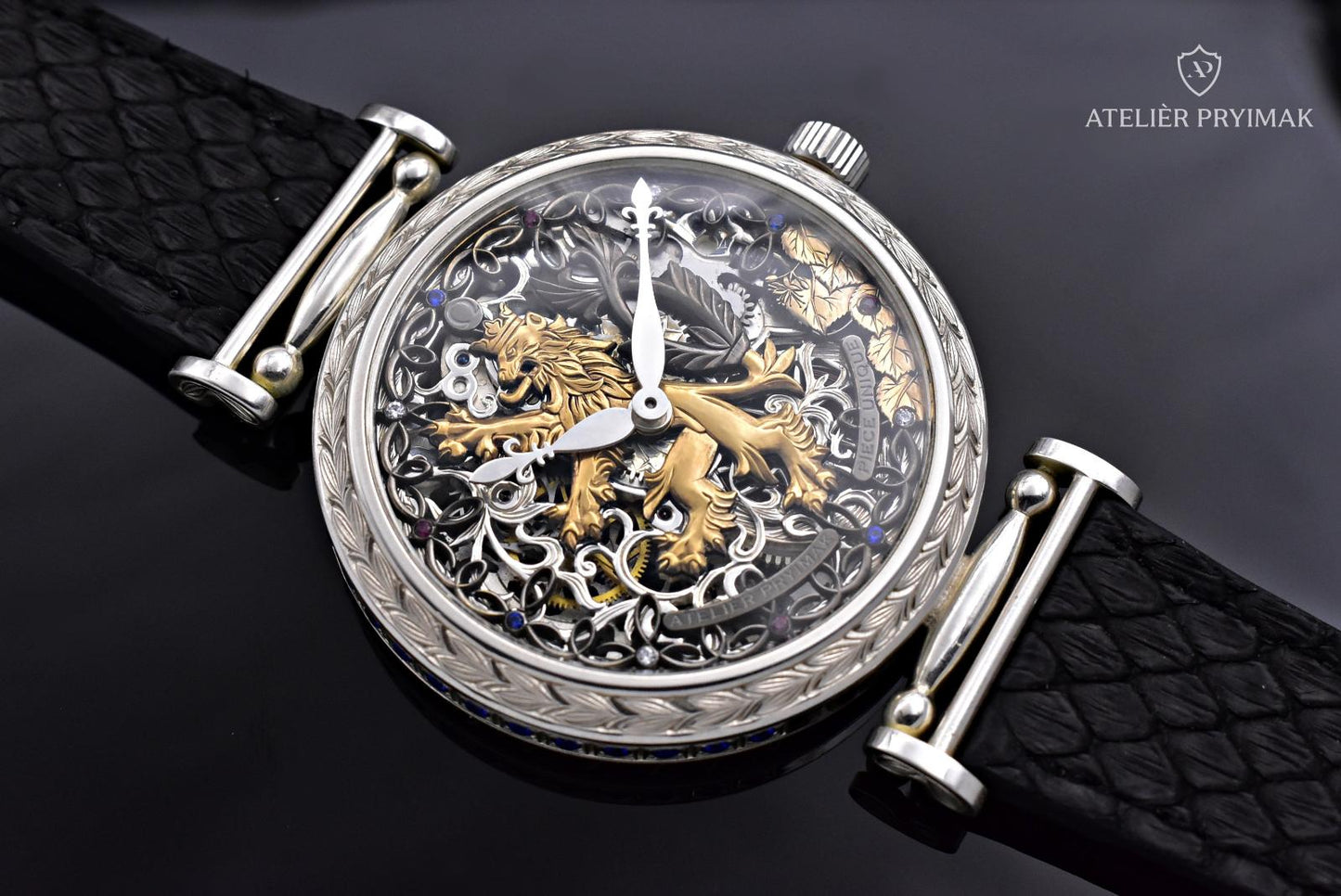 Silver Skeleton Watch OMEGA "CZECH LION" 1922 EXCLUSIVE EDITION