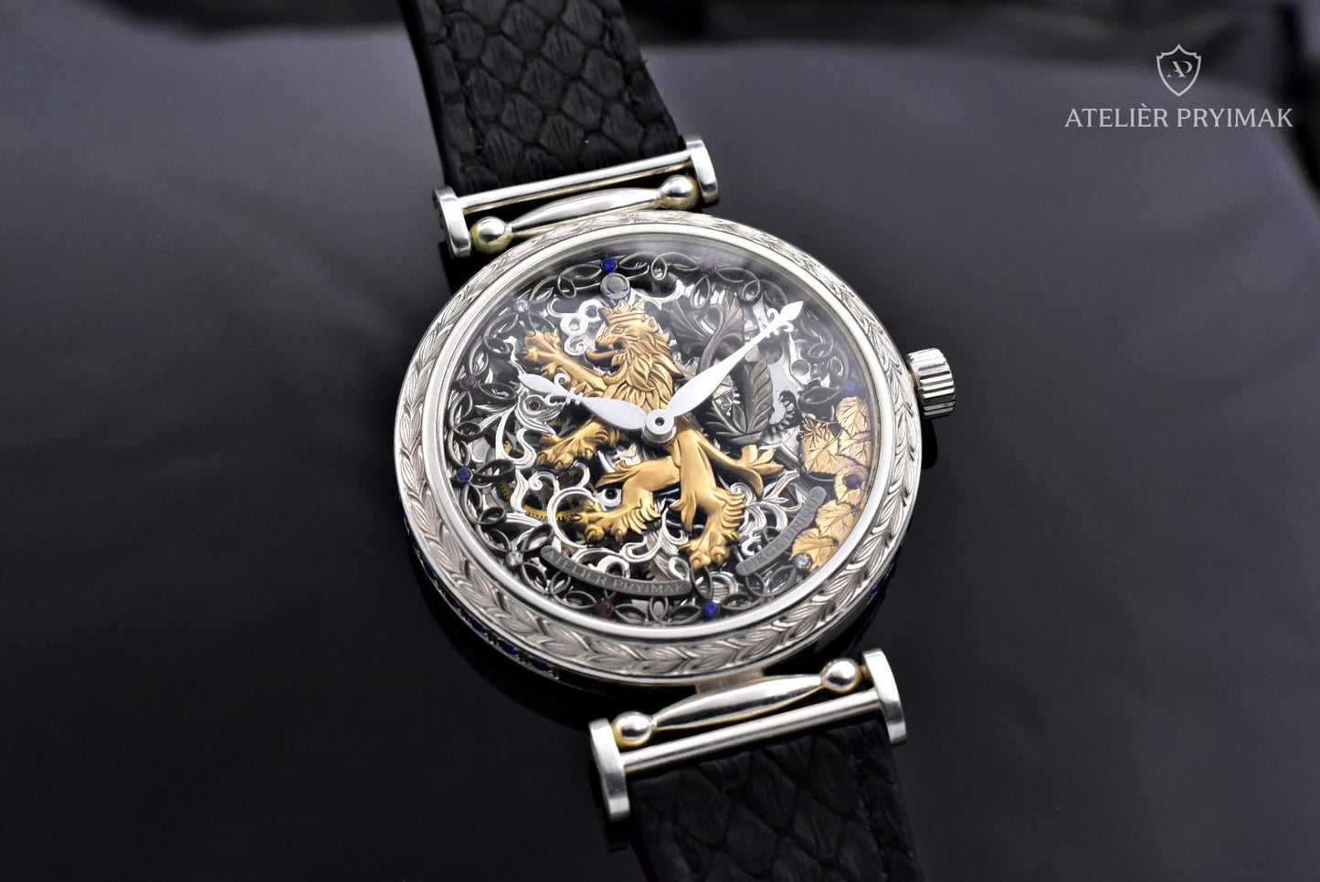 Silver Skeleton Watch OMEGA "CZECH LION" 1922 EXCLUSIVE EDITION