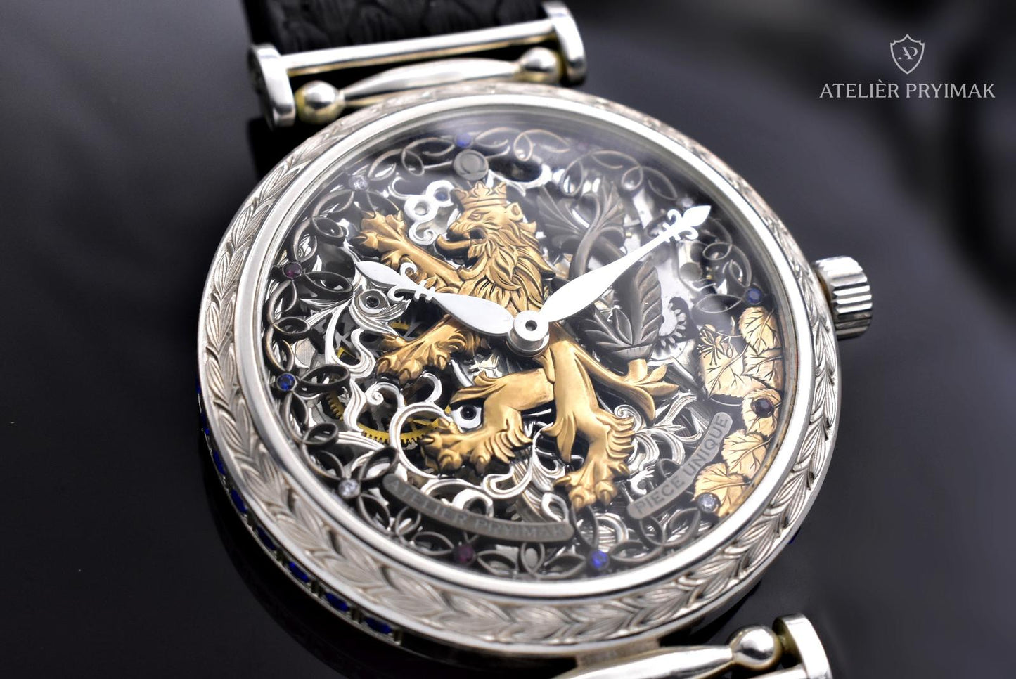 Silver Skeleton Watch OMEGA "CZECH LION" 1922 EXCLUSIVE EDITION