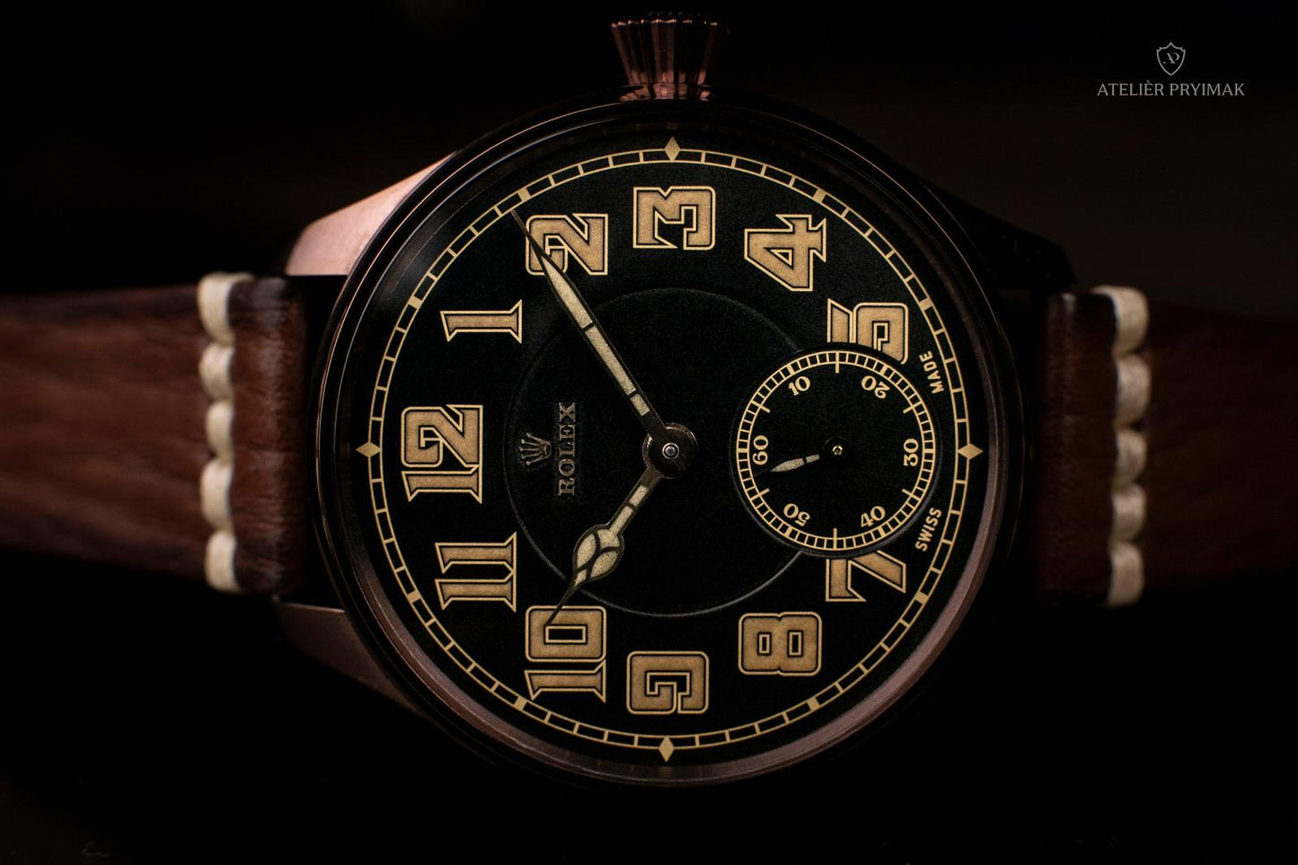 Vojenské starožitné hodinky ROLEX 1920